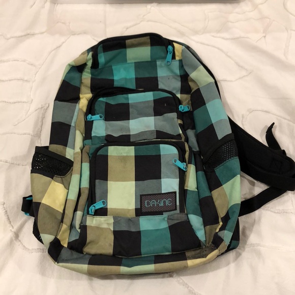 Plaid school/travel backpack - Picture 1 of 5
